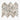 Calacatta Green Honed 5/8x3 Herringbone Marble Mosaic
