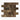 Emperador Dark Polished 2x4 Brick Marble Mosaic
