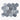 Bardiglio Polished 3 Inch Hexagon Marble Mosaic