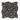 Charcoal Black Satin Pebble Stone Mosaic