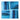 Teal Blue Satin Glass Glass Mosaic