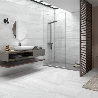 Cinca Marbellous Onice Bianco Glossy 12x36 Ceramic Tile