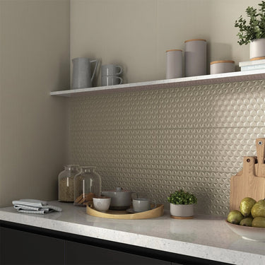 Emigres Velvet Beige Glossy 8x24 Ceramic Tile