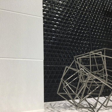 Emigres Velvet Negro Glossy 8x24 Ceramic Tile