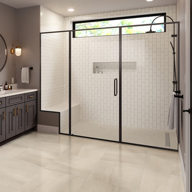 Essentials Ivory Glossy 3x6 Ceramic Tile