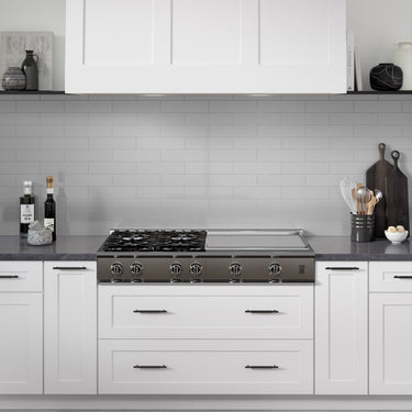 Essentials Gray Glossy 3x12 Ceramic Tile