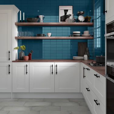 Essentials Aqua Glossy 3x12 Ceramic Tile