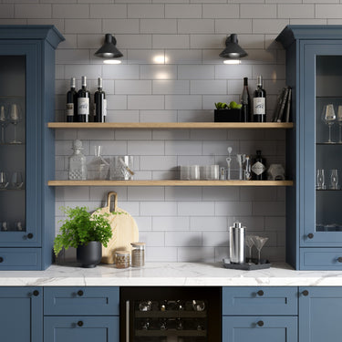 Essentials Gray Glossy 4x10 Ceramic Tile