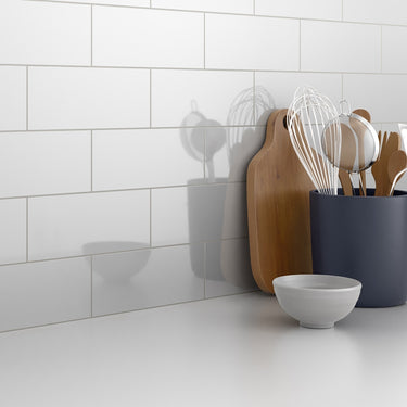 Essentials Ice Matte 4x10 Ceramic Tile