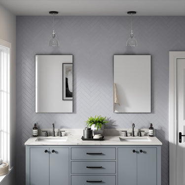 Essentials Gray Glossy 2x8 Ceramic Tile