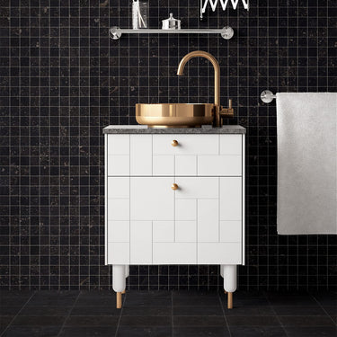Belgium Blue Honed 2x2 Limestone Mosaic