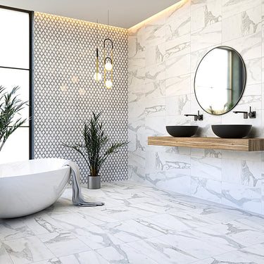 Calacatta Gold Honed 12x24 Marble Tile