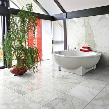 Calacatta Gold Honed 24x24 Marble Tile