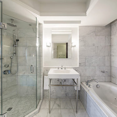 Calacatta Gold Polished 1x1 Marble Mosaic