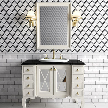 Bianco Dolomiti Polished 3x6 Marble Tile