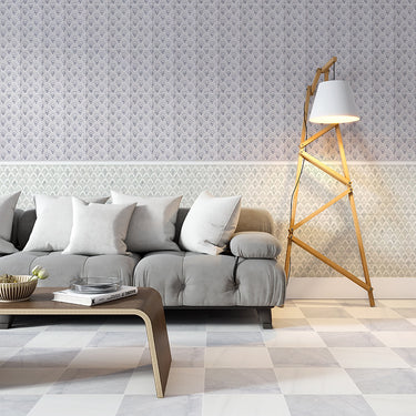 Bianco Dolomiti Honed Basket Weave Marble Mosaic
