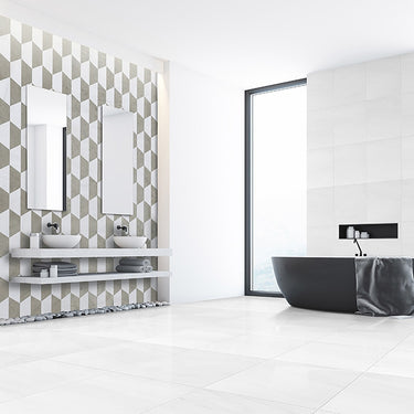 Bianco Dolomiti Honed 12x12 Marble Tile