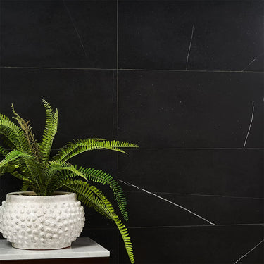 Nero Marquina Honed 12x24 Marble Tile