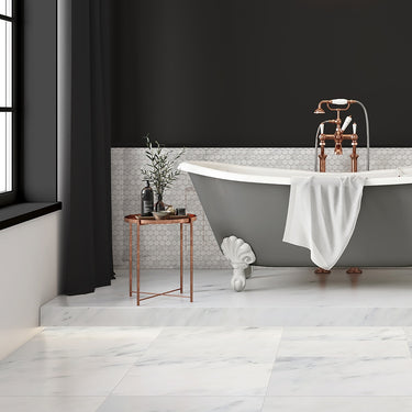 Asian Statuary Honed 12x24 Marble Tile