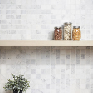 Asian Statuary Honed 2x2 Marble Mosaic