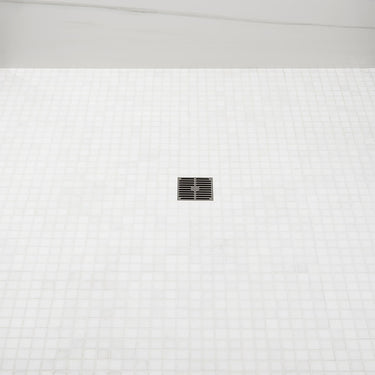 Thassos Honed 1x1 Marble Mosaic