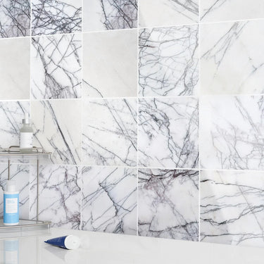 Lilac Honed 12x12 Marble Tile