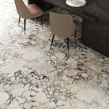 Calacatta Viola Honed 18x18 Marble Tile