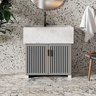 Calacatta Viola Honed 3x12 Marble Tile