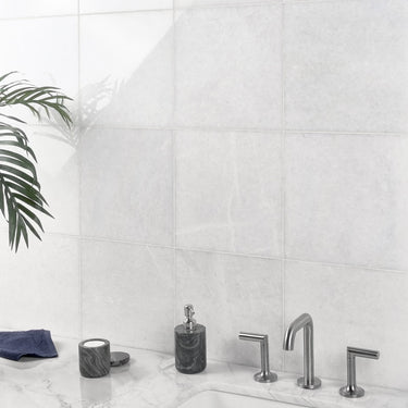 Snow White Polished 12x12 Marble Tile