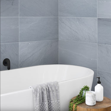 Bardiglio Polished 12x24 Marble Tile