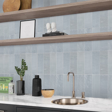 Bardiglio Polished 4x12 Marble Tile