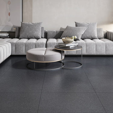Absolute Black Honed 24x24 Granite Tile