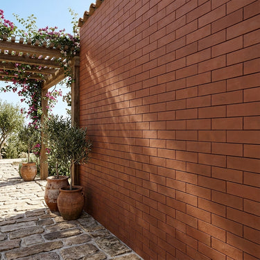 Handmade Terracotta Matte 2x8 Terracotta Tile