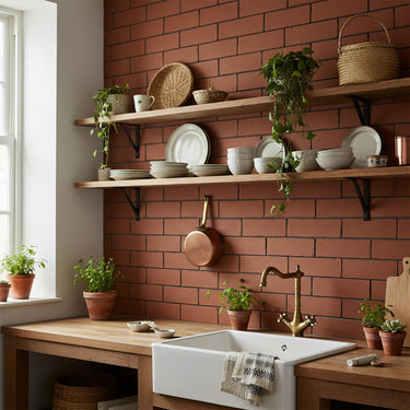 Handmade Terracotta Matte 2x8 Terracotta Tile
