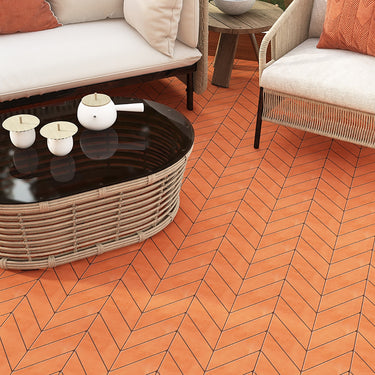 Handmade Terracotta Matte 3x8 Terracotta Tile