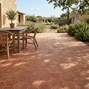 Burnt Sienna Matte 8 Inch Terracotta Tile