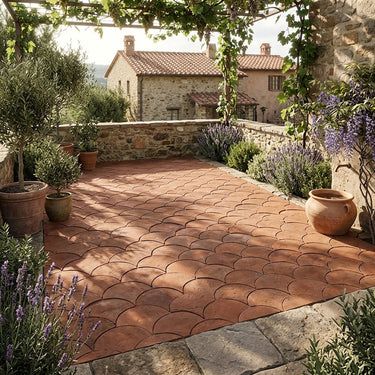Sienna Earth Matte 8 Inch Terracotta Tile