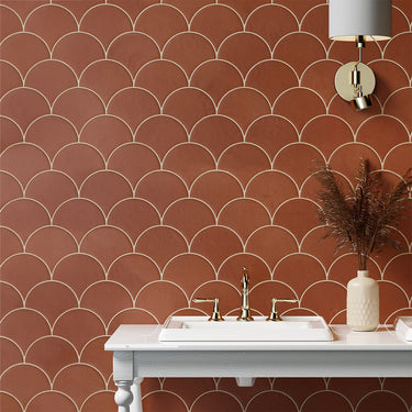 Sienna Earth Matte 8 Inch Terracotta Tile