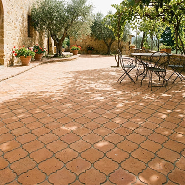 Terra Matte 6 3/4x6 1/2 Terracotta Tile