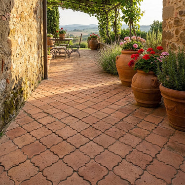 Terra Matte 6 3/4x6 1/2 Terracotta Tile
