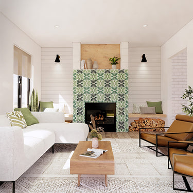 Verde Lux Matte 8x8 Cement Tile