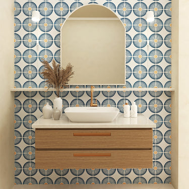 Casa Rita Matte 8x8 Cement Tile