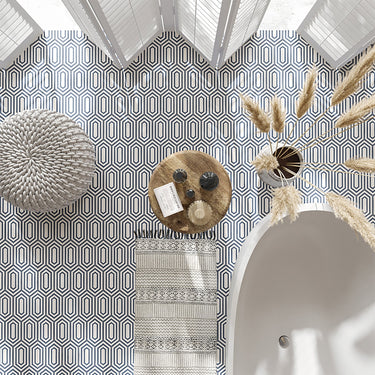 Mono Hex Matte 5x10 Cement Tile