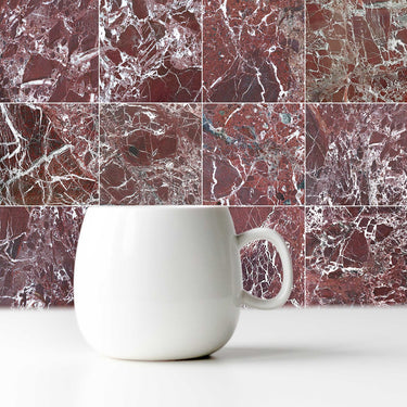 Rosso Levanto Polished 12x12 Marble Tile
