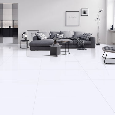 Pure White Matte 24x24 Porcelain Tile