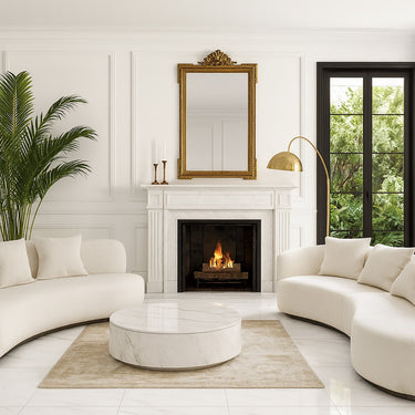 Pietra White Glossy 24x24 Porcelain Tile