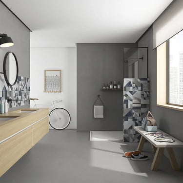 Core Plumb Glossy 30x30 Porcelain Tile