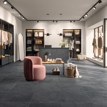 Atlas Concorde Impact Graphite Matte 12x24 Porcelain Tile