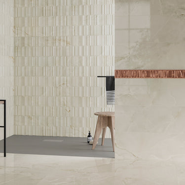 Azteca Onyx Ivory Glossy 12x24 Porcelain Tile