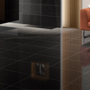 Azteca Smart Lux Black Sugar Effect Glossy 12x24 Porcelain Tile